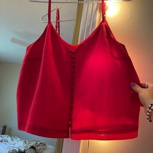 red cropped tank!!!